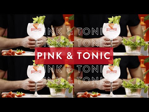 How To Make a Pink & Tonic with Beefeater Pink Strawberry Gin | Behind the Bar