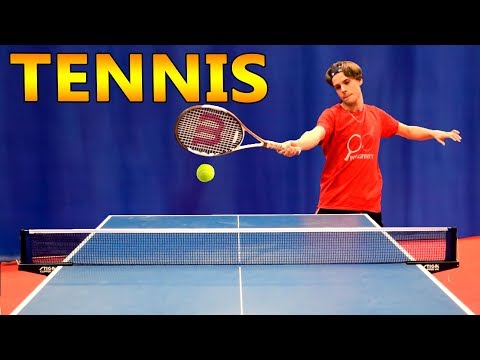 Tennis Ping Pong (epic serve)