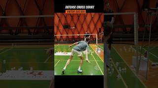 🏸 Viktor Axelsen's Insane Cross Court Defense 🔥 Masterclass in Action! #axelsen #badminton #yonex