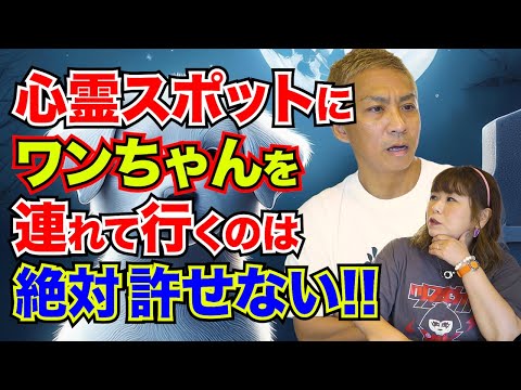 【心霊】心霊スポットにカワイイ・ワンちゃんを連れて行くのは大間違い!!