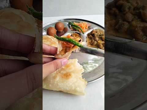 Diwali Special || Chole Bhature Thali 😍😋 #ytshorts #shortsvideo #youtubeshorts