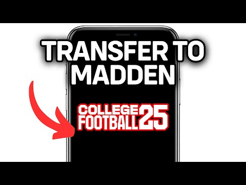 HOW TO TRANSFER COLLEGE FOOTBALL 25 TO MADDEN 2025! (FULL GUIDE)