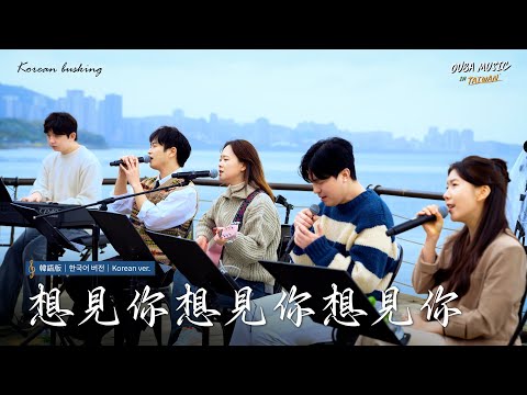 韓國人在台灣唱中文歌｜韓語版｜八三夭 - 想見你想見你想見你(보고싶어)｜OUBA MUSIC