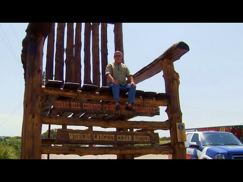 World's Largest Cedar Rocking Chair (Texas Country Reporter)