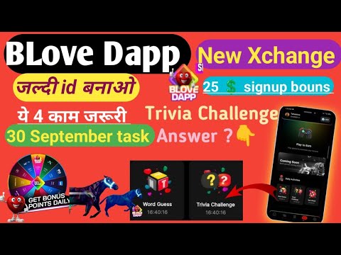 BLove dapp all task complete ✅ blove token list news ? Tap to Eran best platform 💥 || Blove network