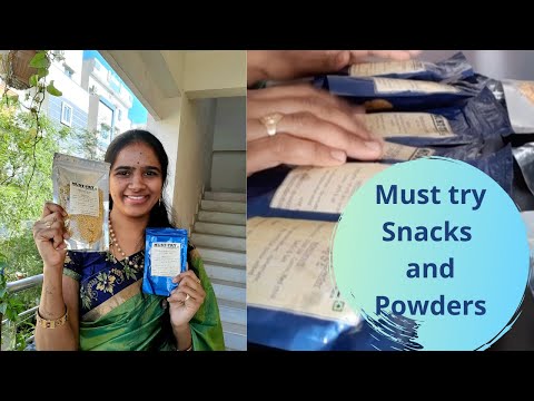 Must try Snacks and Powders || best packing || shipping all-over world || jowar mixture is special