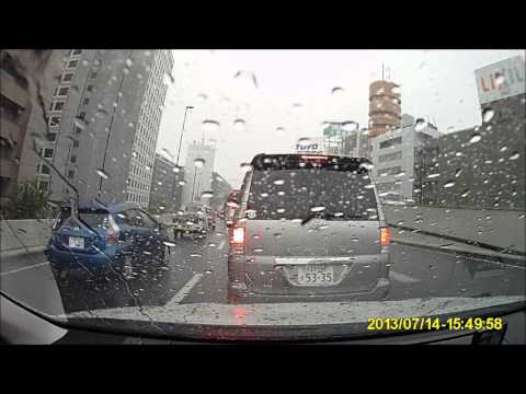 downpour driving Metropolitan Xpwy & Chuo Xpwy