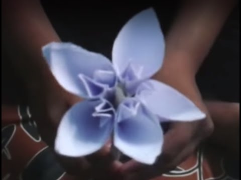 DIY origami craft ideas. Beautiful Paper Flower. Easy and simple hobby decorations.