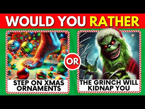 Would You Rather...? 100 HARDEST Choices Ever! 😱🎅 CHRISTMAS EDITION