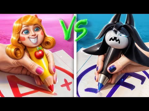 Міс Циркуль vs Міс Делайт! Хороша Викладачка vs Погана Викладачка! Паперова Освіта i Поппі Плейтайм3