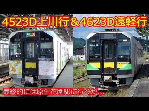 【石北本線4623D】H100形に置き換わった1日1本の鈍行で遠軽に抜けてみた！