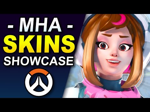 -ALL NEW- My Hero Academia Skins & Cosmetics in Overwatch 2! - Full Collab Showcase