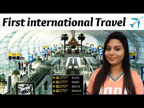 My First International Travel in International Flight | Tamil Travel Vlog Formalities airport Visa