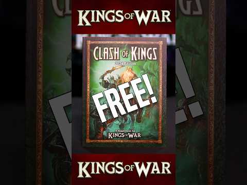 FREE! Get the Kings of War Clash of Kings 2024 Book for Free! #manticgames