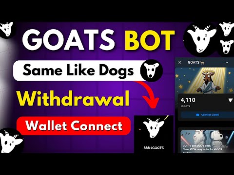 Goats Airdrop || Goats Telegram Bot | Goats Telegram Airdrop Wallet Connect & Listing and Withdrawal