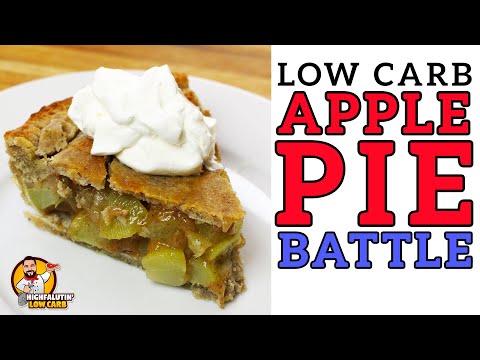 Low Carb APPLE PIE Battle - The BEST Keto Mock Apple Pie Recipe!