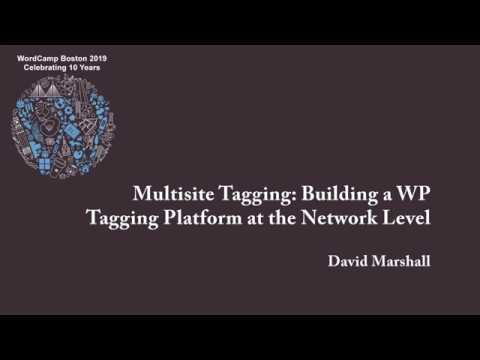 Building a WP Tagging Platform at the Network Level