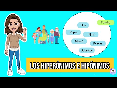 ✅ Los Hiperónimos e Hipónimos  |  Explicación fácil y ejemplos