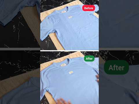 How To Remove Wrinkles From Clothes Quickly 😱 ✨️ #hacks #fashionhacks #mensfashion #shortsvideo