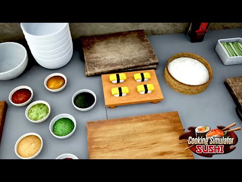 超本格的な「お寿司🍣」をシャリから作れる料理ゲームがヤバい【Cooking Simulator - Sushi】