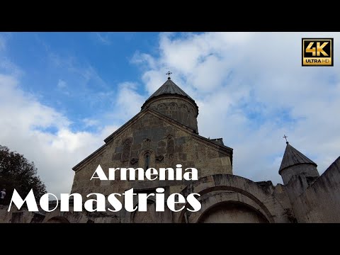 [4K] Monastries Walking Tour in Armenia