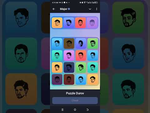 21 October- Major Puzzle Durov Solved Today #major #airdrop #play2earngame #telegramgame
