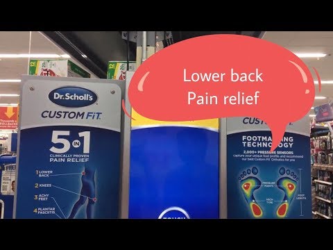 Lower Back Pain Fix | Dr. Scholl's & Airplus Memory Foam Shoe Pads | Dr. S Custom Orthotics Review