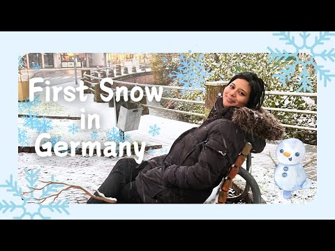 My First Snowfall in Germany 🌨️ | A Dream Come True! Tamil Travel Vlog | Happy moments