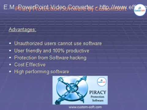 Piracy Protection Software by CustomSoft