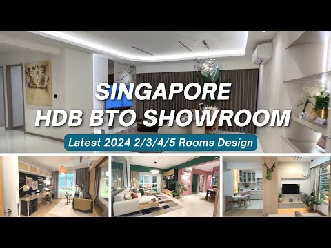 Singapore BTO Flats Showroom Tour | Latest 2024 Home Designs