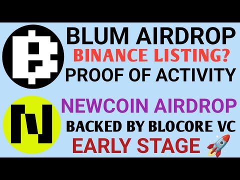 New Coin Airdrop Full Guide | NewCoin Update | Blum Airdrop New Update Proof of Activity | Blocore