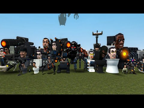 NEW GMAN UPGRADED ARMY!!! SKIBIDI TOILET IN GARRY'S MOD!