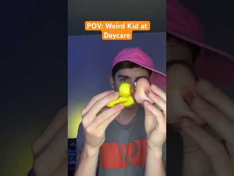 ASMR POV: Weird Kid at Daycare #roleplay #funny #cringe #asmr #asmrvideos #shorts #relaxing