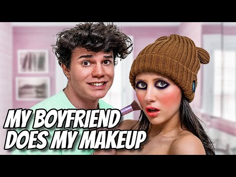 My BOYFRIEND Tries Doing My MAKEUP! **Fail**