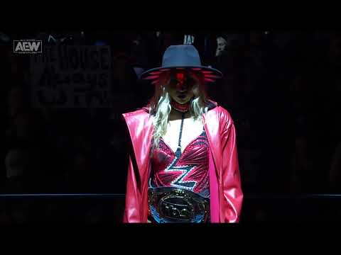 Julia Hart (House of Black) entrance as TBS Champion,AEW Dynamite,29/11/23