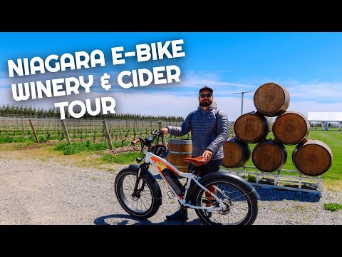 A Day in NIAGARA-ON-THE-LAKE | Niagara E-Bike Winery and Cider Tour | Niagara Wineries