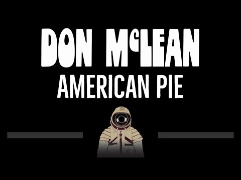 Don McLean • American Pie (CC) 🎤 [Karaoke] [Instrumental Lyrics]