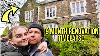 We Bought a Derelict Victorian Villa 🏚️ 9 months of renovations in 40 mins TIMELAPSE