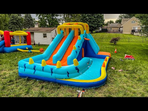 $400 Inflatable Water Slide on Amazon (TOUR and REVIEW)