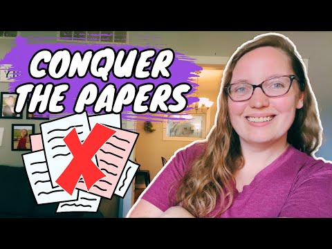 How To Organize The Papers In Your Homeschool