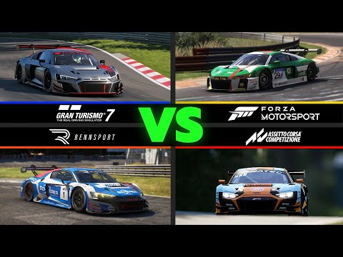 Nordschleife Comparison - RENNSPORT vs. ACC, GT7 & Forza Motorsport