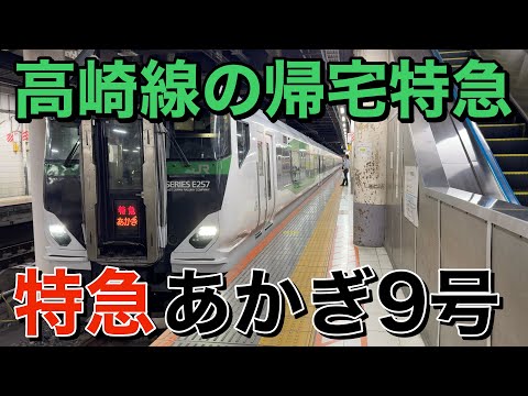 【高崎線】特急あかぎ9号に乗ってきた！