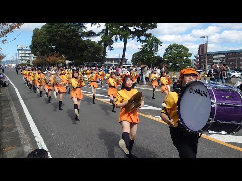 京都橘高校吹奏楽部　マーチング・カーニバルin別府2023 オープニングパレード　Kyoto Tachibana SHS　Band