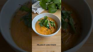 Peanut chutney for dosa #peanutchutney #peanut #chutney #food #recipevideo