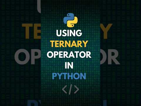 Python Ternary Operator: Write Cleaner, More Concise Code #pythontips #python #phython #coding #code