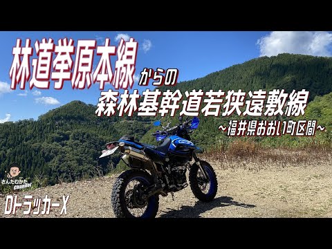 【DトラッカーX #141】福井県道35号線/挙原林道から森林基幹道若狭遠敷線(福井県おおい町区間)を目指す【北陸】【福井】【林道】