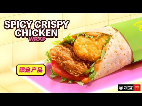 Spicy Crispy Chicken Wrap