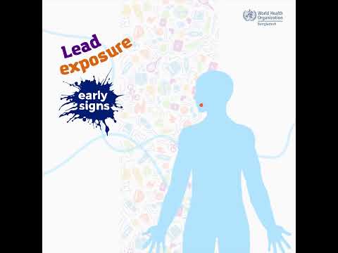 Here are the early signs of #lead exposure