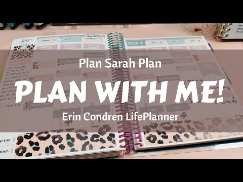 Plan With Me! | Feb. 12-18 | EC Leopard Sticker Sheet | Chatty PWM