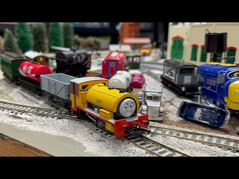 HO Scale Model Trains - Operating Session with Milo